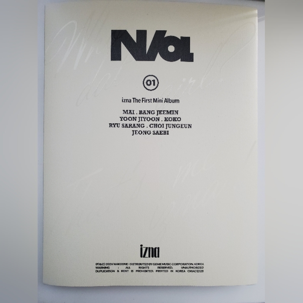 IZNA - N/A (IZ) Kpop Album Version